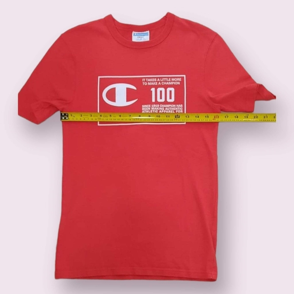 Champion t-shirt.size S,Color Red - Picture 3 of 5